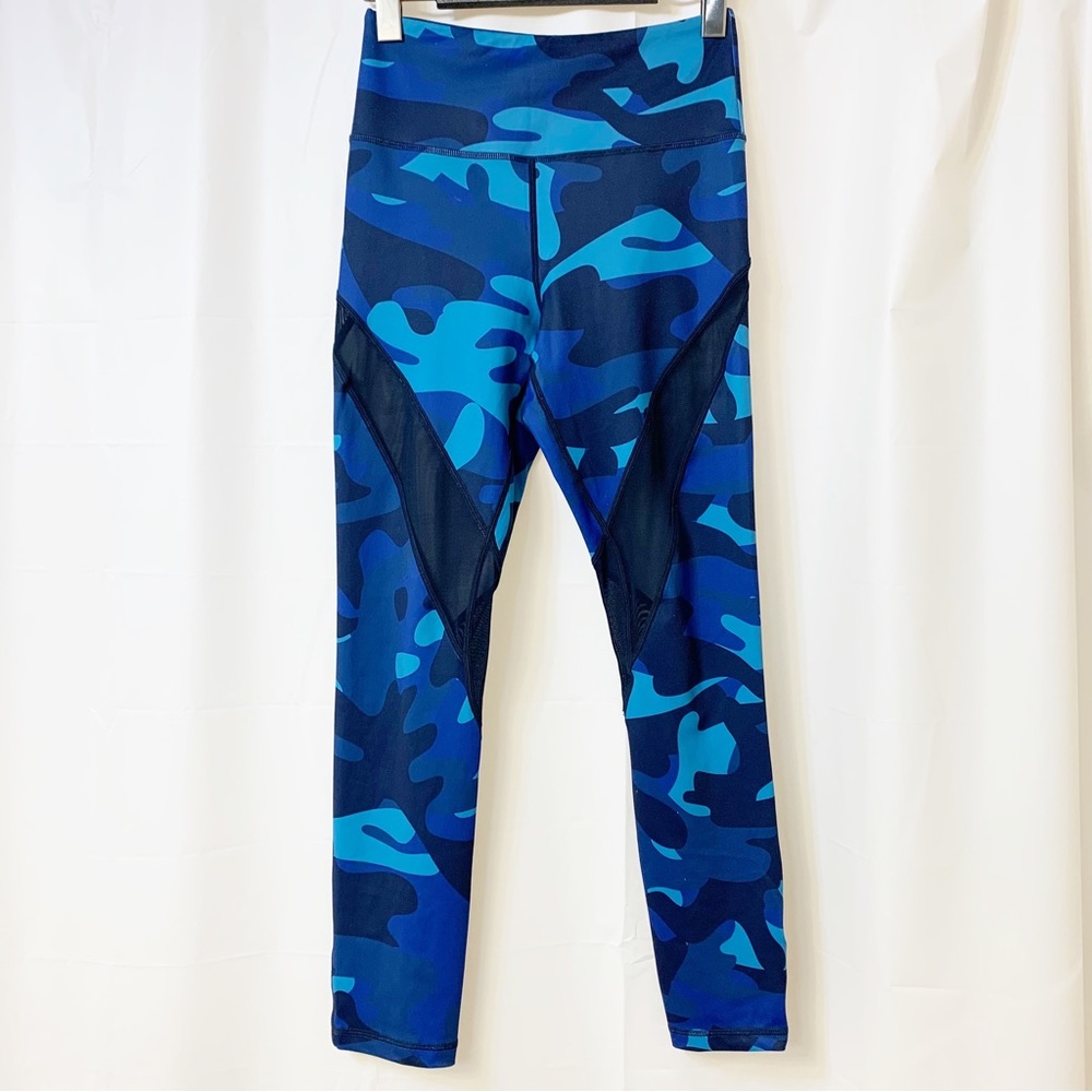 Zyia Active Blue Camo Mesh Leggings 4